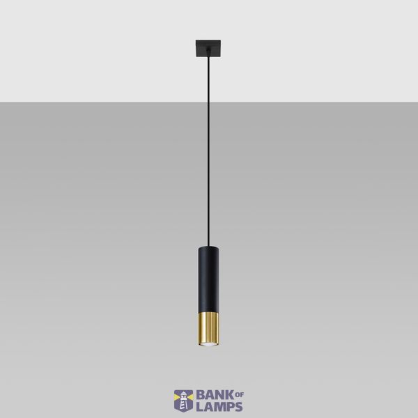 HANGING LAMP LOOPEZ 1 BLACK/GOLD GU10 1X40W IP20 image 5