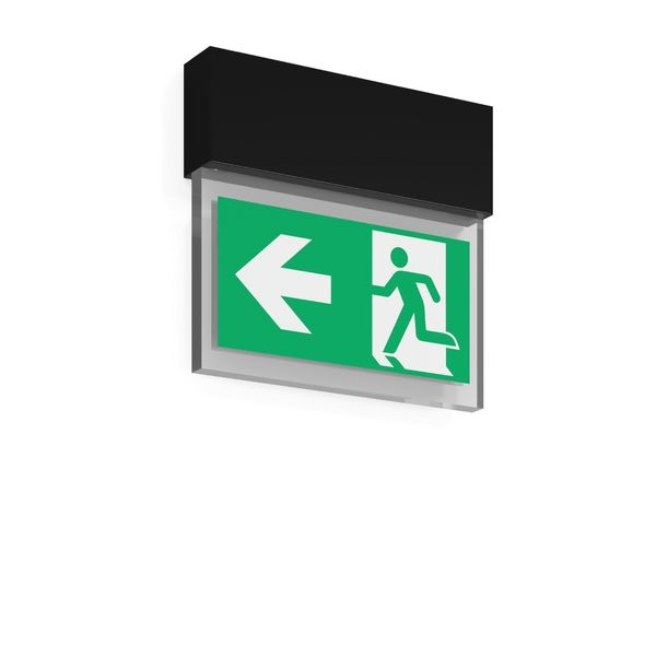 HALYXX, 4,7 W, black, on/off Wall luminaires, L 235 B 40 H 220, SBS, 3 image 1