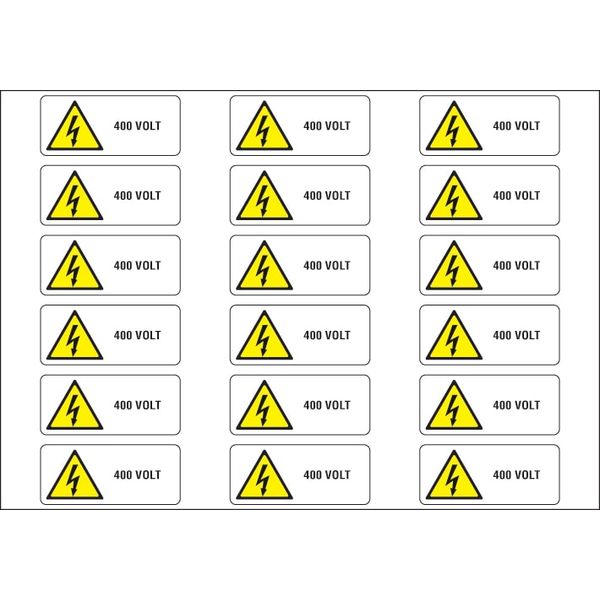Adhesive label - Dimensions: 300 x 210 mm image 1