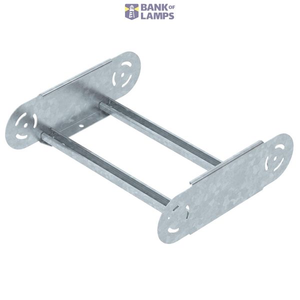 Adjustable bend element for cable ladder 110x400 Steel Hot-dip galvani image 1