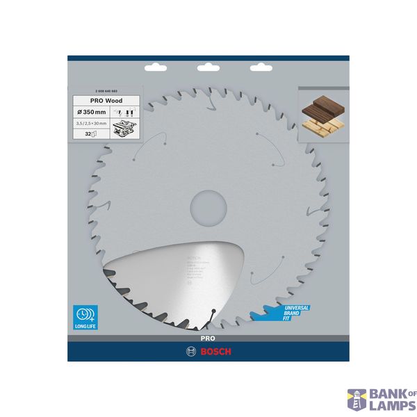 Circular saw blade Speedline Wood 350 x 30 x 3,5 mm, 32 image 3