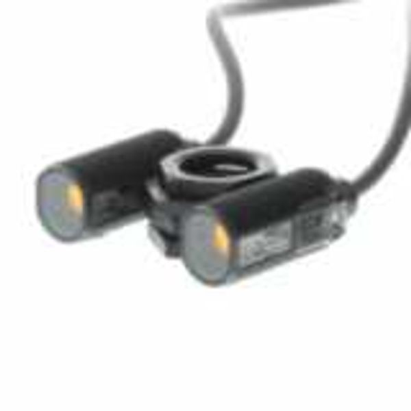 Photoelectric sensor, M18 threaded barrel, plastic, red LED, through-b E3FA2022M image 2
