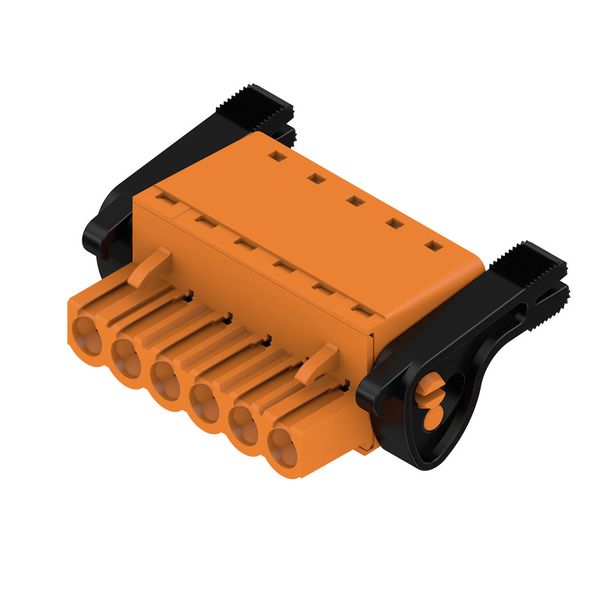 PCB plug-in connector, female plug, 5.00 mm, Number of poles: 6, 180°, PUSH IN with actuator, Clamping range, max. : 3.31 mm², Box image 2