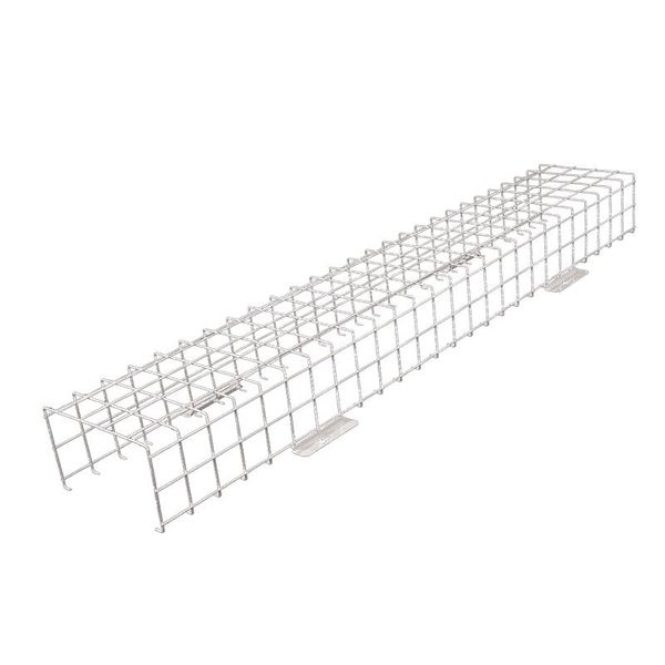 OM 236 protective grid metallic white for types 236, 228/254, x.4ft (1300x220x130mm) image 1