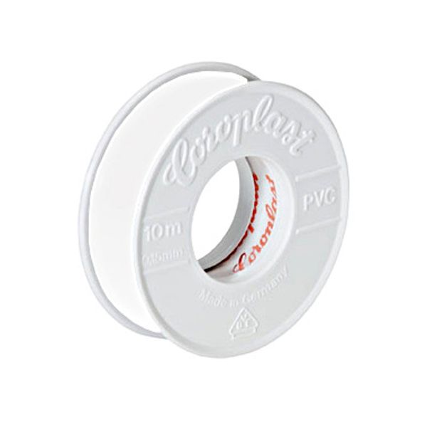 Insulating tape, standard-PVC-white, COROPLAST 15mm/10m image 1