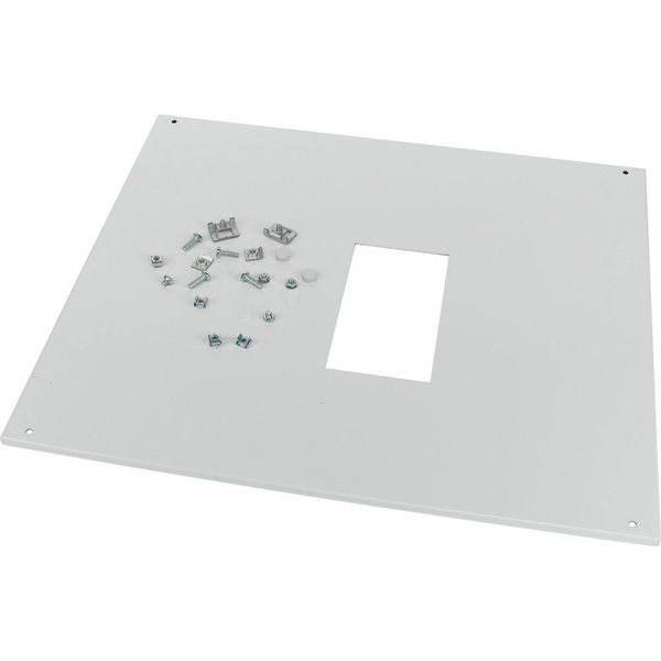 XMN332406CV1 Front cover, +mounting kit, for NZM3, vertical, 3p, HxW=600x600mm, grey image 6