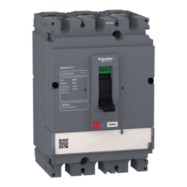 switch disconnector EasyPact CVS250NA, 3 poles, 250 A, AC22A, AC23A image 2