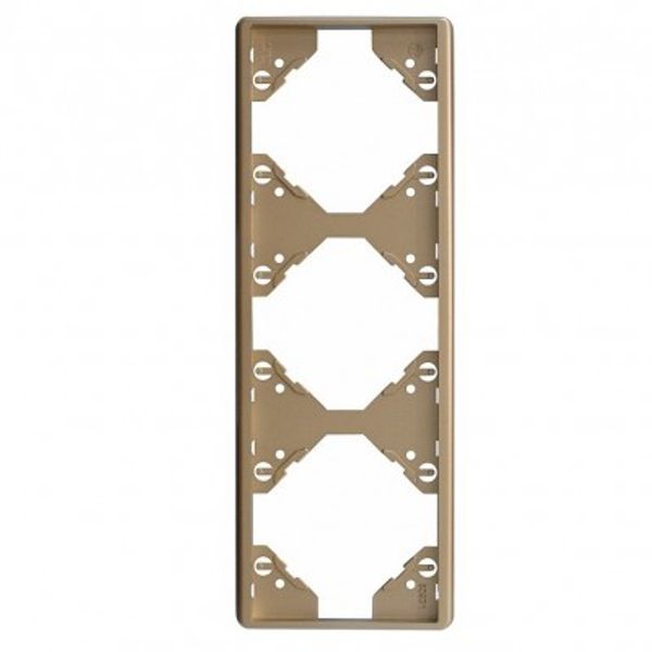 TRIPLE VERTICAL FRAME CHAMPAGNE image 1