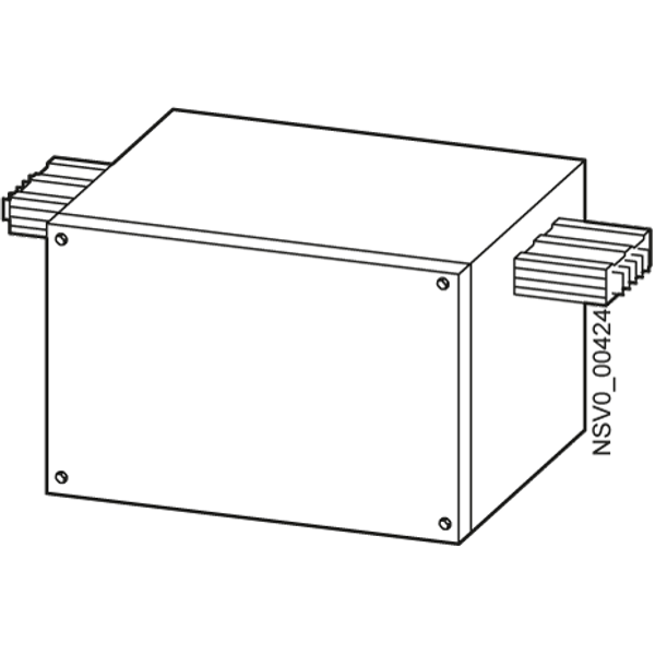 BD2A-400-ME CENTRAL FEEDER UNIT WITHOUT TER MINAL BLOCK 400 A image 1