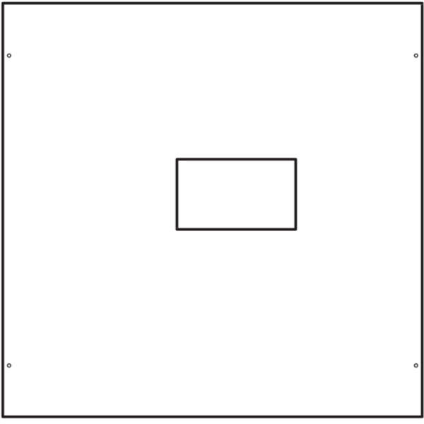 Motorized MCCB kit 1250/1600A vertical L600 H600mm image 1