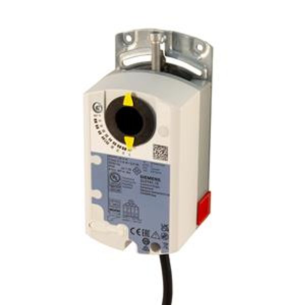 GLD161.1E - Fast running air damper actuator, AC/DC 24 V, Modulating control, 8 Nm, 30 s image 1