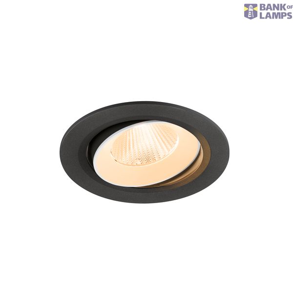 NUMINOS© MOVE L, recessed CL 2700K, 40ø, IP20, round bl/wh image 1