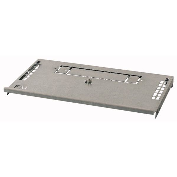 XPN4F-R-MCB06 Partition, NZM4 component mounting area/cable connection area, fixed mounting with remote operator, main busbar back, W=600mm image 1