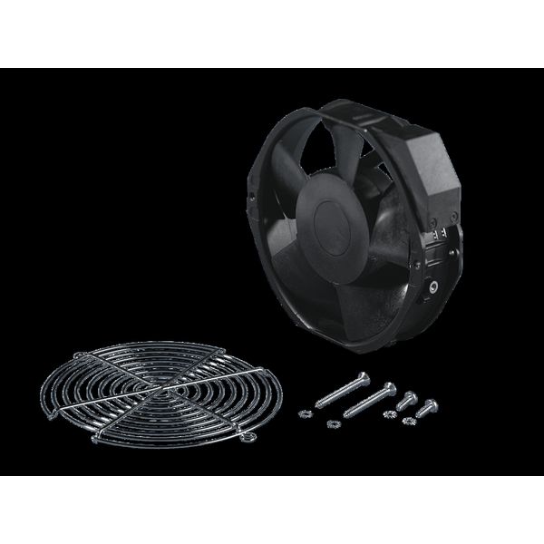 Fan expansion kit to increase the air throughput of the door-mounted fan image 1