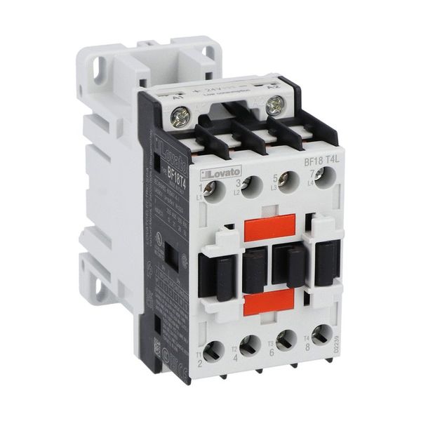 Four-pole contactor, IEC operating current Ith (AC1) = 32A, DC coil low consumption, 24VDC image 1