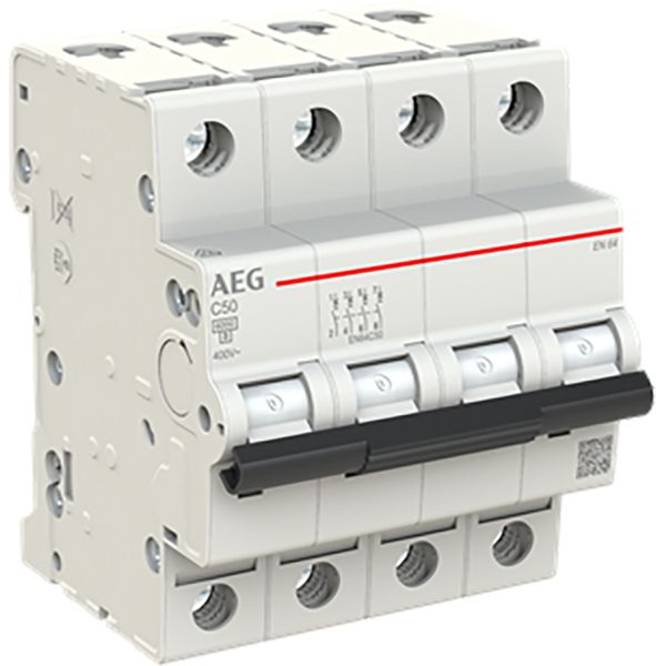 Circuit breaker 4P C Kar. 50A, 6kA image 1