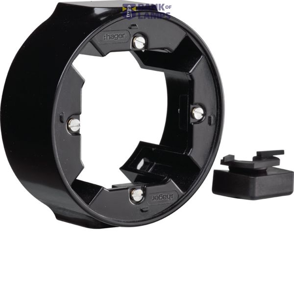 Surface-mounted frame series 1930, single, black image 1