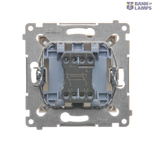 Quadruple frame for plasterboard boxes, Bronze matt, metalic image 1