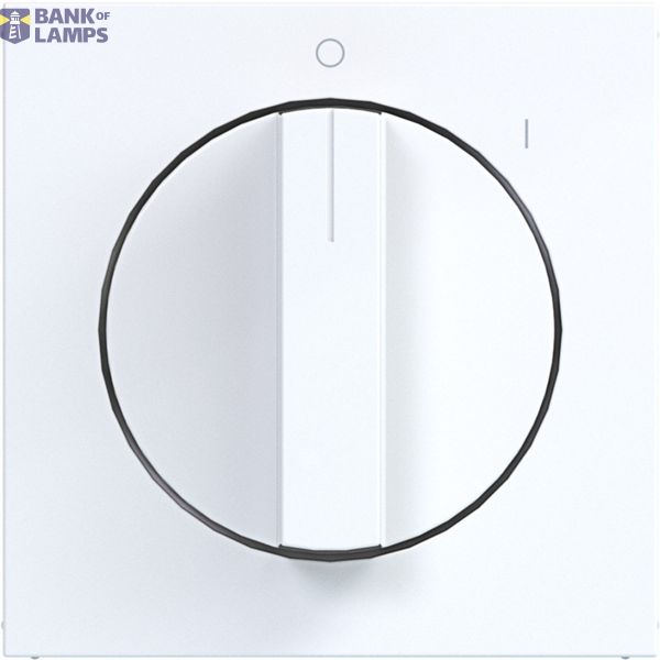 Rotary switch central plate, with markings 0-1, A.x/C.x light white glass. image 1