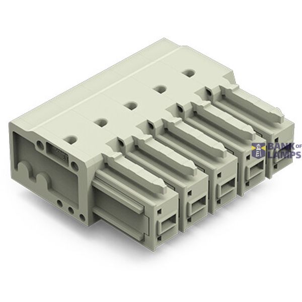 THT female header;1.0 x 1.2 mm solder pin;angled;light gray image 1