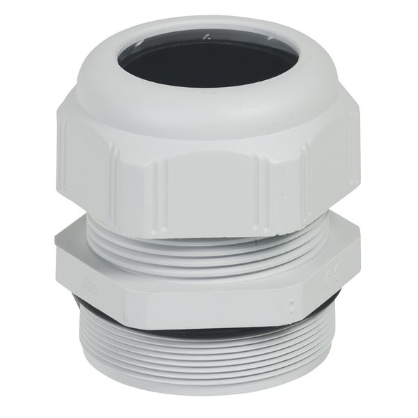Cable gland plastic IP68 ISO63 RAL 7035 image 1