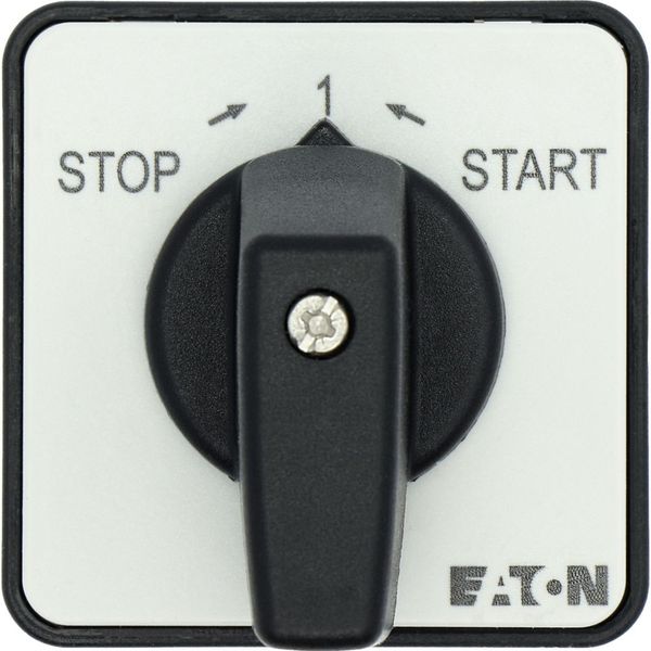 T0-1-15362/EZ ON-OFF button, T0, 20 A, center mounting, 1 contact unit(s), Contacts: 2, 45 °, momentary, With 0 (Off) position, with spring-return, STOP>I image 14