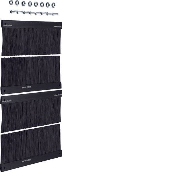 Floor plate with brush 600x400mm (WxD) image 1