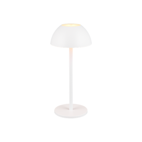 Ricardo LED outdoor table lamp matt white rechargeable image 1