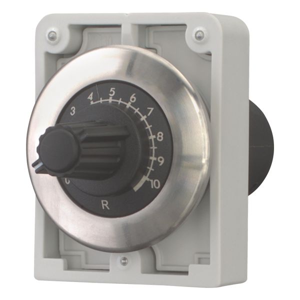 M30I-FR1K Potentiometer, flat front, M30, 30.5 mm, R 1 k„¦, P 0.5 W, Front ring stainless steel image 3