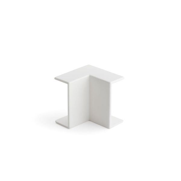 MKS IE2538 rws  Inner corner, MKS, for channel 25x38, pure white Polycarbonate/Acrylonitrile butadiene styrene image 1