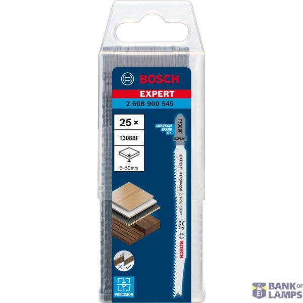 EXPERT ‘Hardwood 2-side clean’ T 38 BF Jigsaw Blade 25 pcs. image 1