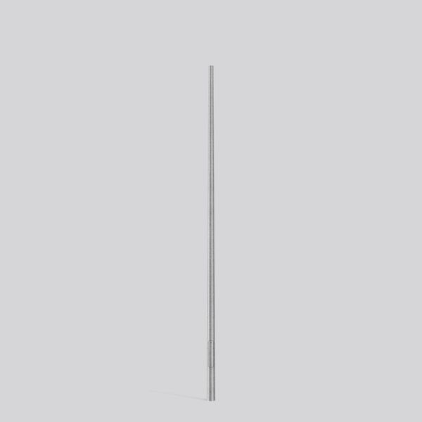 Steel pole D 134 H 5000 d 76 colour: uncoated image 2