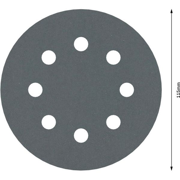 F355 sanding sheet, pack of 5 115 mm, 600 image 2