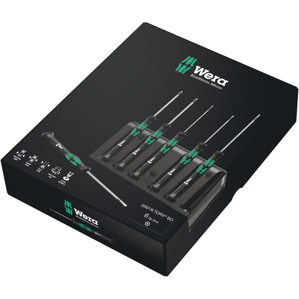 2067/6 Micro TORX BO Schroevendraaierset + houder, 6-delig image 2