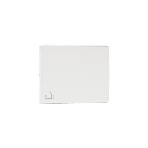 ROCKER F/SWITCHES W/BELL SYMBOL WHITE image 1