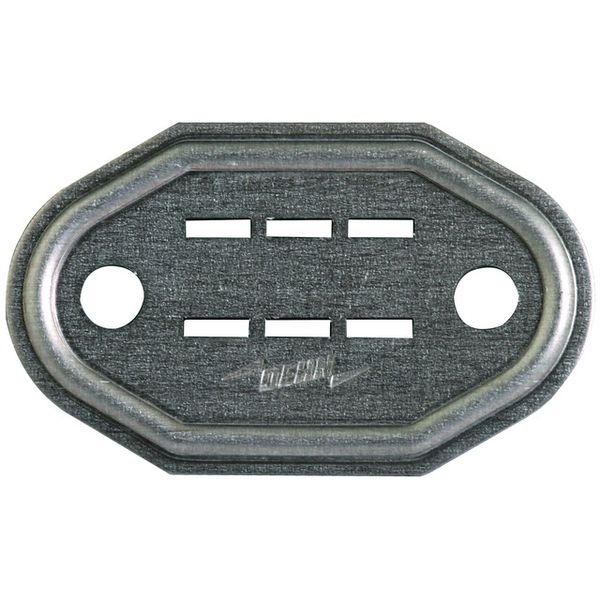 Number plate with slot image 1