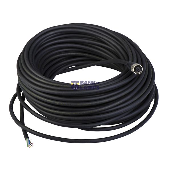 FEMALE 1/2INCH 20UNF PREWIRED CONNECTOR 3 PIN ELBOWED 20M PUR CABLE (C image 15