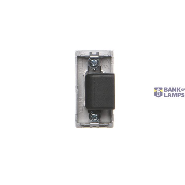 Double button for switches and push buttons, black matt image 1