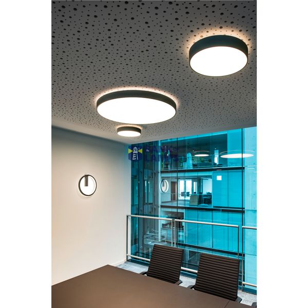MEDO® PRO 40, wall- and ceiling-mounted light, round, 3000/4000K, 19W, DALI, Touch, 80°, UGR image 5