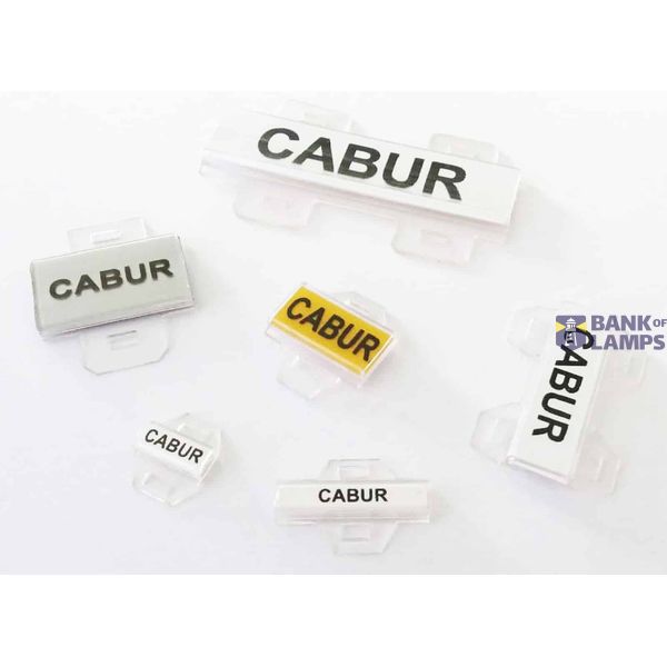 Transparent sleeve for cable-ties, in PVC, 27x15mm image 1