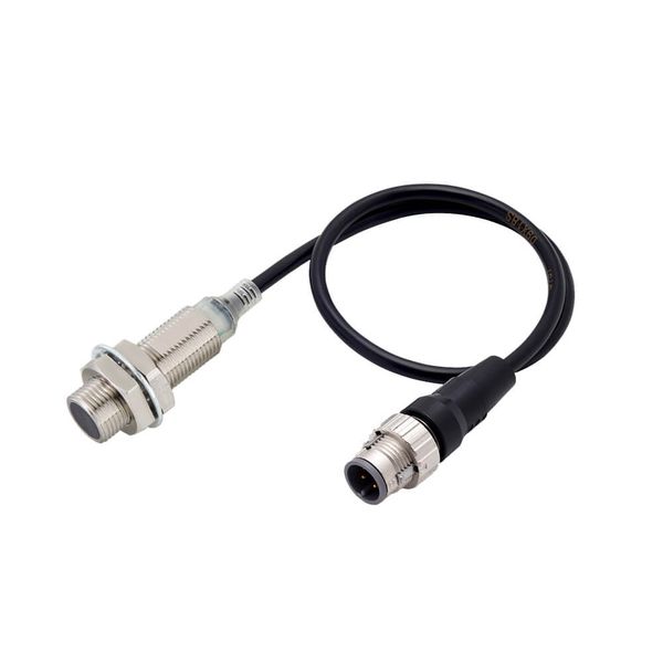 Proximity sensor, inductive, nickel-brass, short body, M12, shielded, E2E 8894D image 1