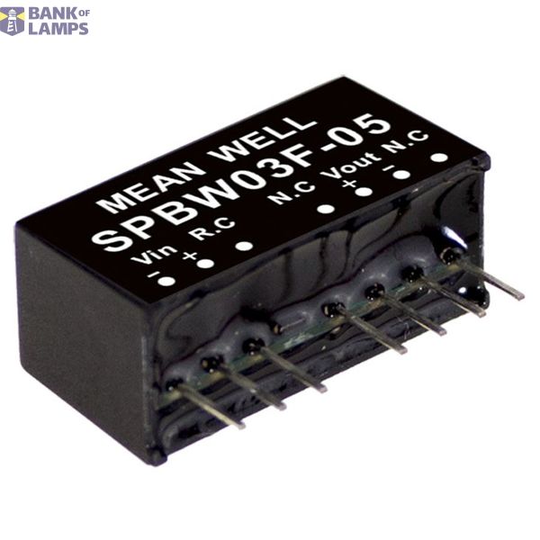SPBW03F-03 DC/DC converter 9-36V:+3.3V 700mA 3W, MEAN WELL image 1