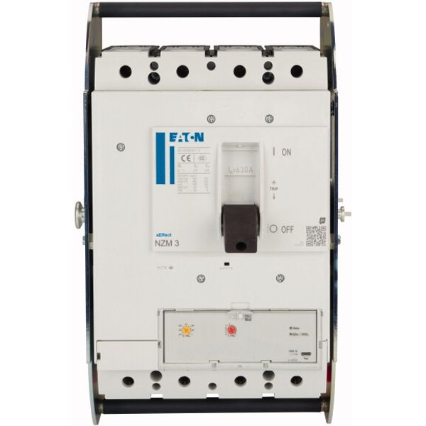 NZMH3-4-AX630-AVE NZM3 PXR10 circuit breaker, 630A, 4p, withdrawable unit image 3