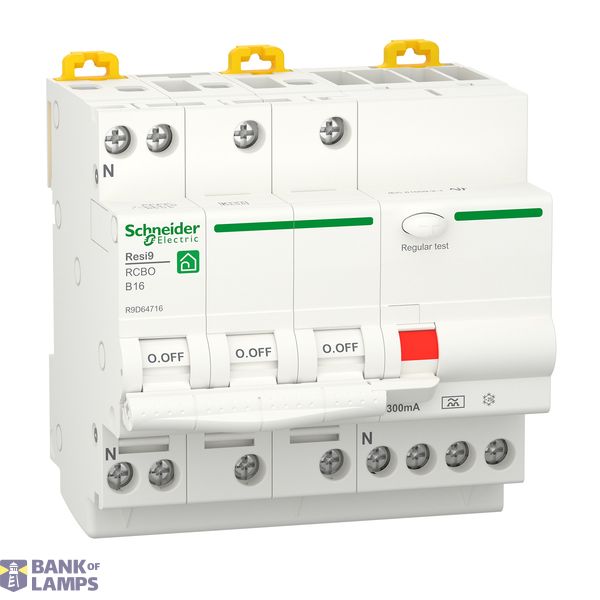 RESI9  3P+N B16 300MA A 6KA image 1