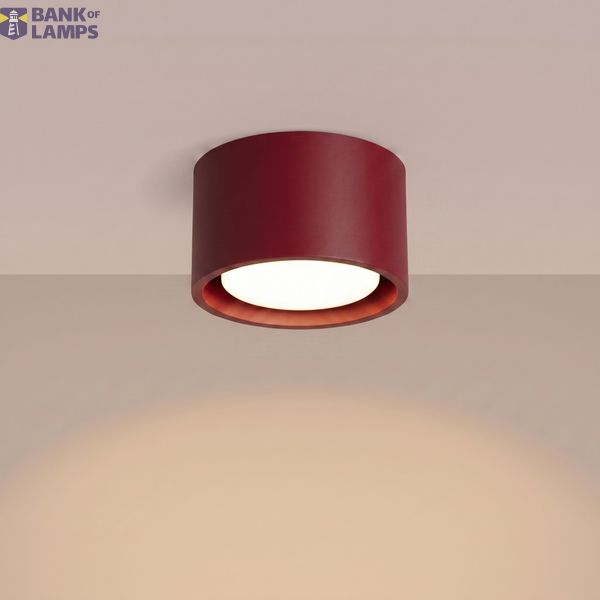 Ceiling lamp MODO 1 burgundy Gx53 image 2