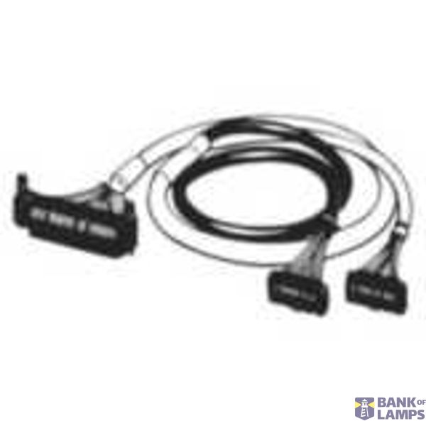 I/O connection cable, unshielded, FCN40 to 2 x MIL20, 3 m XW2Z0457H image 1