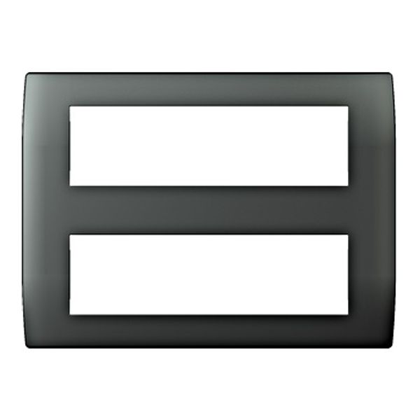 Cover frame 2x7M, anthracite image 1