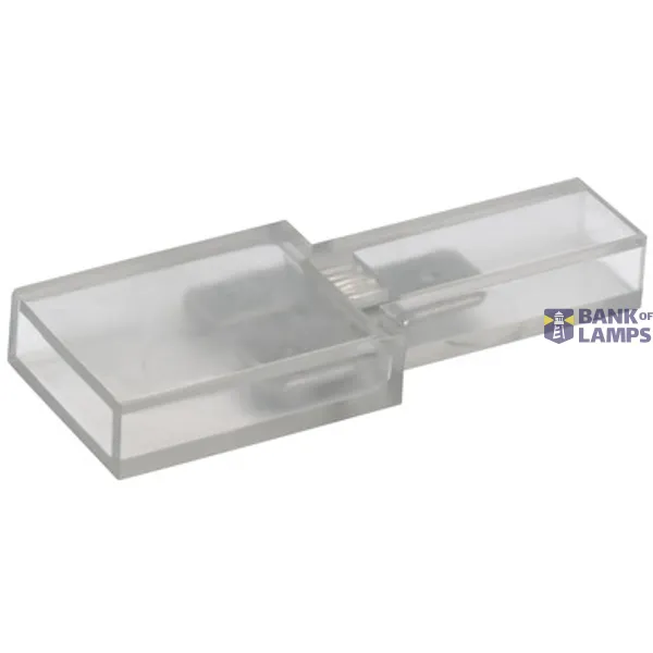 Flat plug distributor, 1 to 2 contacts, 6.3 x 0.8 mm, L 53 mm, insulated, straight, transparent, 816 image 1