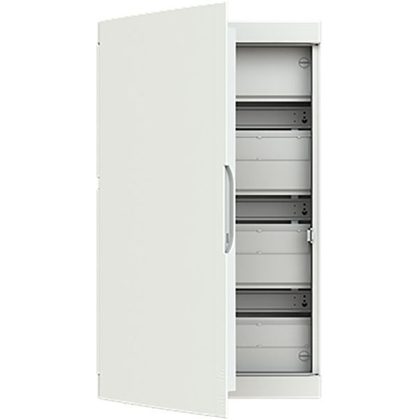 Installation cabinet, 54M, 3R, with blind door, RAL9010 image 1