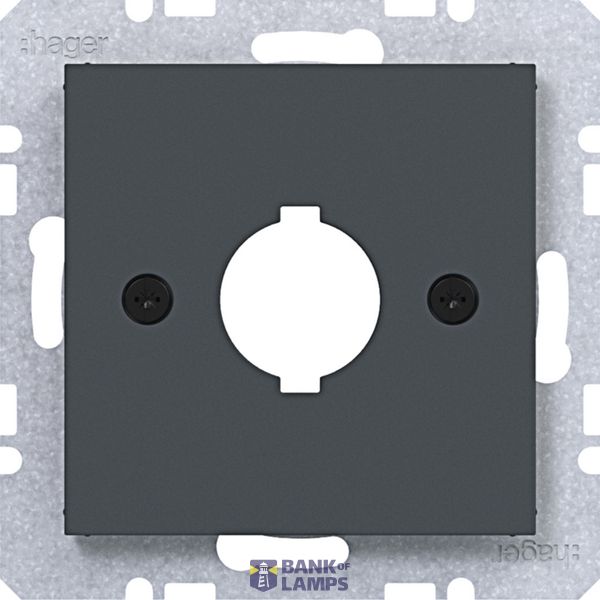 Centraalpl Ã˜18,8 mm, A.x/C.x/S.1/B.x/Q.x/K.x antraciet image 1